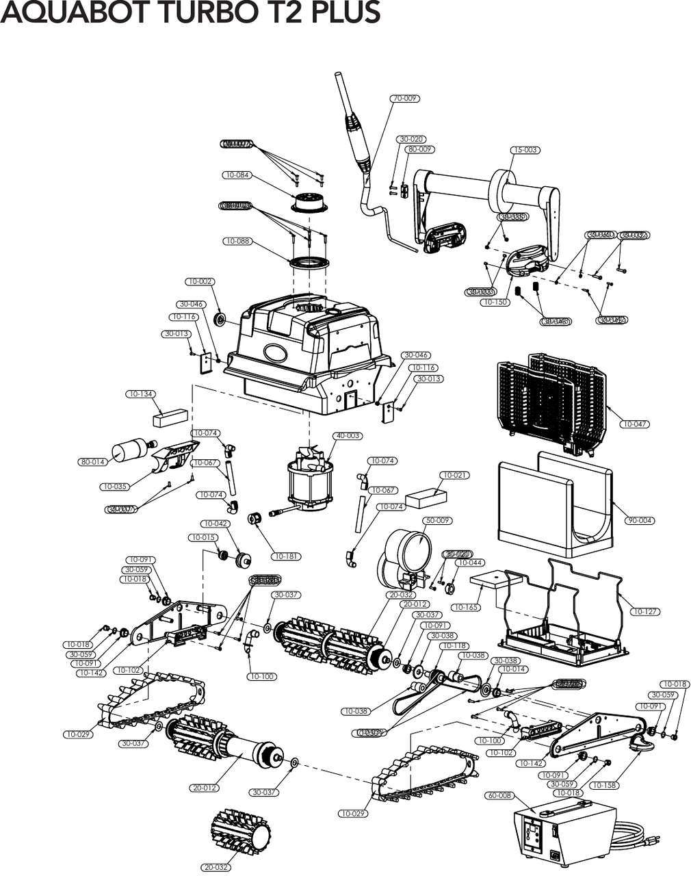 Aquabot Turbo T2 Plus Parts
