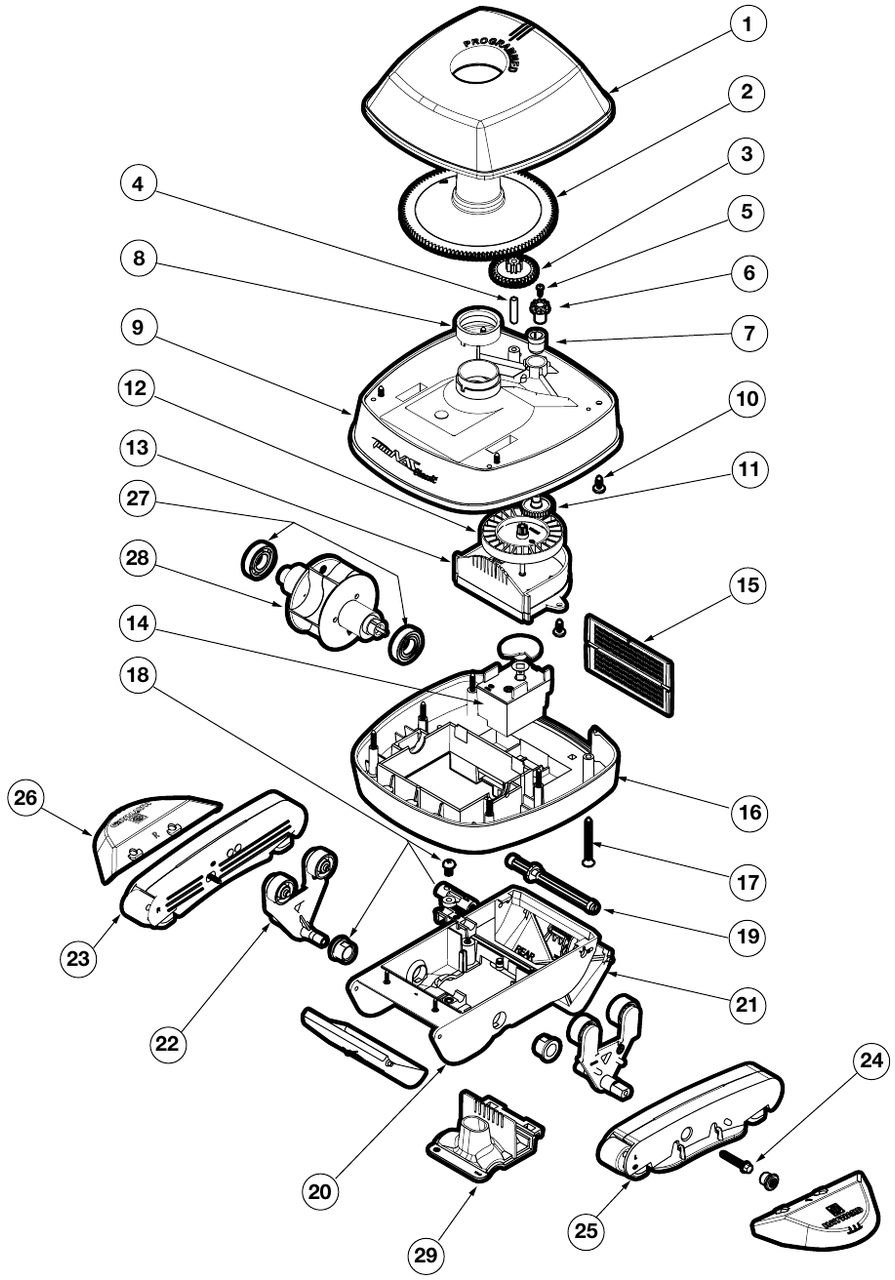 Hayward Pool Vac Classic Parts
