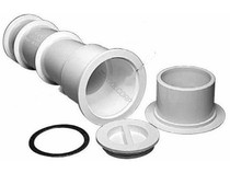 White Volleyball Pole Holder Cap & Flange Only White Volleyball Pole Holder Cap & Flange Only