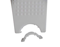 S.R. Smith LTDF-111 20" x 4" White Plastic Step Tread