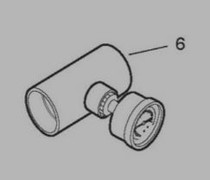 WK000035 REVOLUTION 6-PORT VALVE 2" GAUGE ASSEMBLY