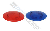 Pentair 05601-0111 Plastic Small Popover Lens Kit For Sunlite and Sunlite LTC Light Niches; Red/Blue