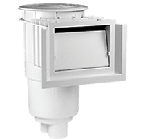 AquaStar Pool Products SKR17108 Tan Flush Face FlowStar Water Bonded Skimmer