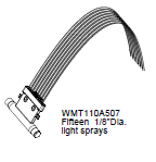 20 DEGREE NOZZLE WITH 8 STRAIGHT HOLES (Fine Spray) For - Firefly Jet