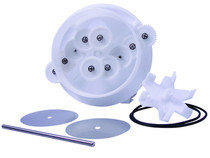 A & A Manufacturing 6 Port Top Feed ACRYLIC BALL Kit A & A Manufacturing 6 Port Top Feed ACRYLIC BALL Kit