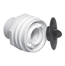 Waterway Flush Mount Return Fitting with Plaster Plug 1" Socket - Dark Gray # 400-9199P-DK Waterway Flush Mount Return Fitting with Plaster Plug 1" Socket - Dark Gray # 400-9199P-DK
