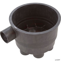 6 Port Lower Housing 1.5" (T Valves) - Black