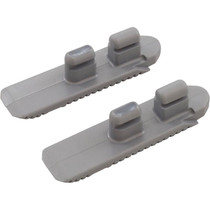 Baracuda T5 Duo Foot Pads (Silver) (Set of 2)
