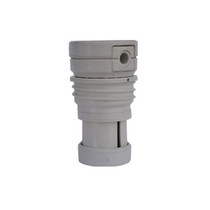 Caretaker Threaded High Flow Cleaning Head - Charcoal Gray 4-9-434