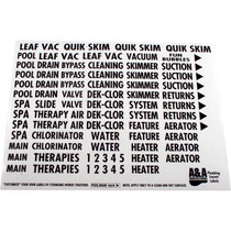 A&A Manufacturing Plumbing Labels
