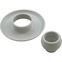 CMP 2.5" Builder Jet Escutcheon & Eyeball (1 X 1 Plbg) White