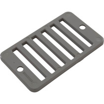 Rectangular Grate w/ Screws - Gray