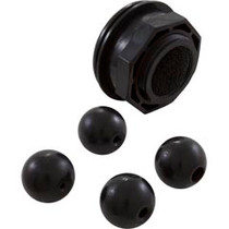 Vinyl Liner Pool Wall Jet Kit  Black Vinyl Liner Pool Wall Jet Kit  Black