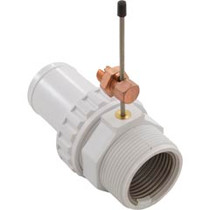 CMP Pool Defender Econ Union With Stainless Steel Pool Bond, Color: White