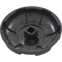Knob, Waterway, 6 Spoke, Dark Gray