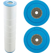 Cartridge, 125sqft, 3"ot, 3"ob,7",32-1/16",3oz,Slvr, 4pk