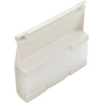 Weir, Waterway Spa Skimmer, White, with Foam Insert 5-1/16" x 4-3/4" x 1"
