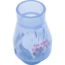 Check Valve, Magic Plastics Smart Check, 2" Slip, 2lb. Clear
