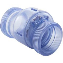 Check Valve, Magic, 1-1/2" ACME Fine Thd, 1/2lb, Clear