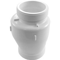 Check Valve, Magic, 2" ACME Fine Thd, 1/2lb, White