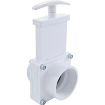 Gate Valve, 3 pc, SS Paddle, Valterra, 2"fpt x 2"mpt, 30psi