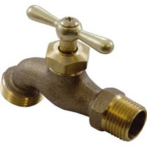 Hose Bib, 1/2" Male Pipe Thread, Brass Hose Bib, 1/2" Male Pipe Thread, Brass