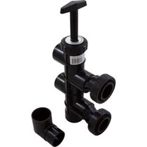 Push Pull Valve, CMP H Style, 2", Sand, Black