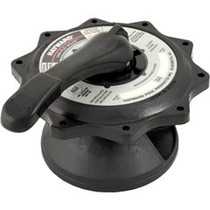 Lid Assembly, Hayward SP0715 2" Vari-Flo Valve, Black