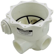 Body, Praher ABS 2" Side Mount Valves, 2"fpt, White