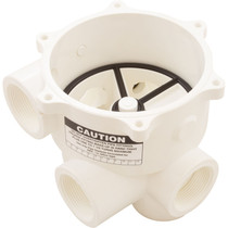 Body Assembly, Praher SM-10-AO Valve, 1-1/2", White