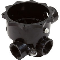 Body Assembly, Praher SM-20-AO Valve, 2", Black