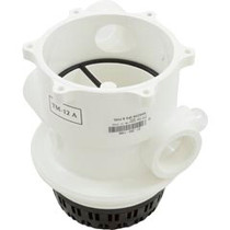 Body Assembly, Praher TM-12-A Valve, 1-1/2", White