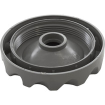 Cap, WW Top Access Diverter Valve, 2", Scalloped, Gray
