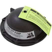 Tank Lid, Pentair PacFab Triton II, 6", w/ O-Ring, Black
