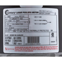 Pump,Sta-Rite/BWG Dura-Jet DJ,2.0hp,230v,2-Spd,2"