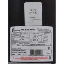 Pump, Aqua Flo XP2e, 2.0hp Century, Conv, 1-Spd, 48fr, 2"