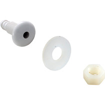 Air Injector, Waterway, Button, 1/4" Barb, White