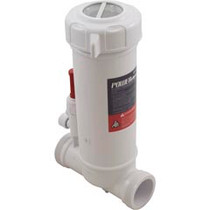 CMP PowerClean Tab Ultra In-Line Chlorinator with Clear Glass Lid CMP PowerClean Tab Ultra In-Line Chlorinator with Clear Glass Lid
