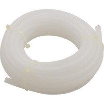 Tubing, Discharge, Blue-White,3/8"od,25ft,Clear Polyethylene
