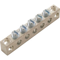 Ground Bus Bar, 5 Position, 14-6 AWG