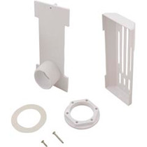 Skimmer Complete, Balboa GG, Spa Strip, w/Straight Nut, Wht