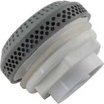 Suct Assy,WW 3-1/2" Hi-Flow,2-3/8"hs,1-1/2"s,Gry,w/o Vac Brk