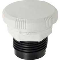 Air Ctrl, WW Super Deluxe, 1-5/8"hs, 2-1/2"fd,Notched,Wht,1"