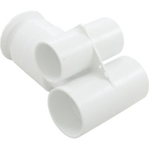Jet Body, WW Poly Gunite, a1-1/2"s,w2"s, Tee, White