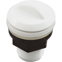 Air Ctrl, BWG/HAI Mini,1-1/8"hs,1-11/16"fd,Crescent,Wht,1/2"