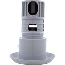 Jet Intl,BWG Luxury,3-1/2"fd,Dir,Textured Scal, Gray