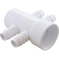Manifold, 3/4" Barb, 4 Port, 1-1/2" Slip x 1-1/2" Spigot Manifold, 3/4" Barb, 4 Port, 1-1/2" Slip x 1-1/2" Spigot