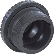 Inlet Fitting, Pentair, 1-1/2"mpt, 1/2" Orifice, Dark Gray