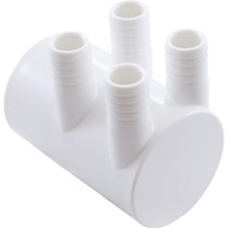 Manifold, 3/4" Barb, 4 port, Dead End, 2" Slip