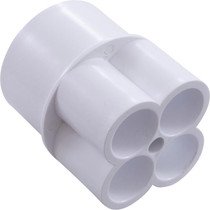 Manifold, 1/2" Slip, 4 Port, Transition, 1-1/2" Slip